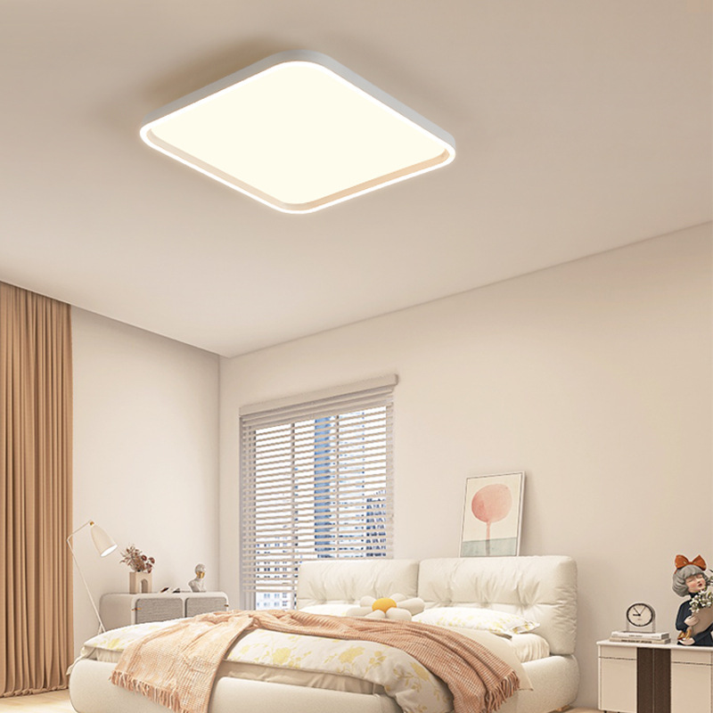 全光譜臥室燈客廳吸頂燈防蟲超薄圓形護眼燈室內過道房間書房燈具