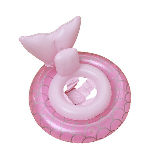60cm unicorn swimming ring flamingo swimming ring children's lifebuoy transparent duck swimming ring flamingo seat