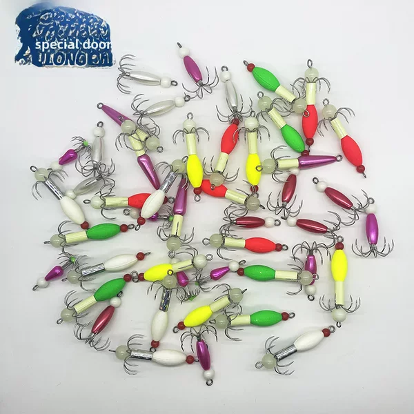 Octopus Octopus Hook secondary hook new Luminous octopus hook octopus hook octopus small secondary hook fluorescent six claw small anchor hook
