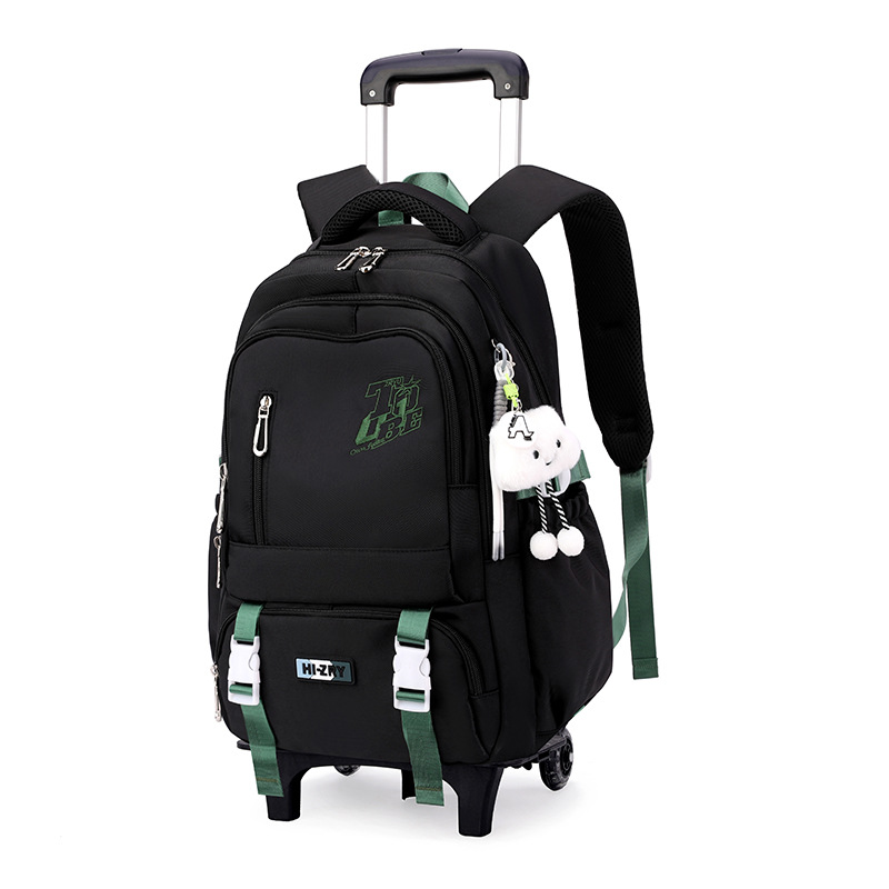 Mochila de pescado natural, mochila de 3 - 6 grados, mochila con ruedas, mochila de pescado de la escuela secundaria, mochila de la escuela secundaria