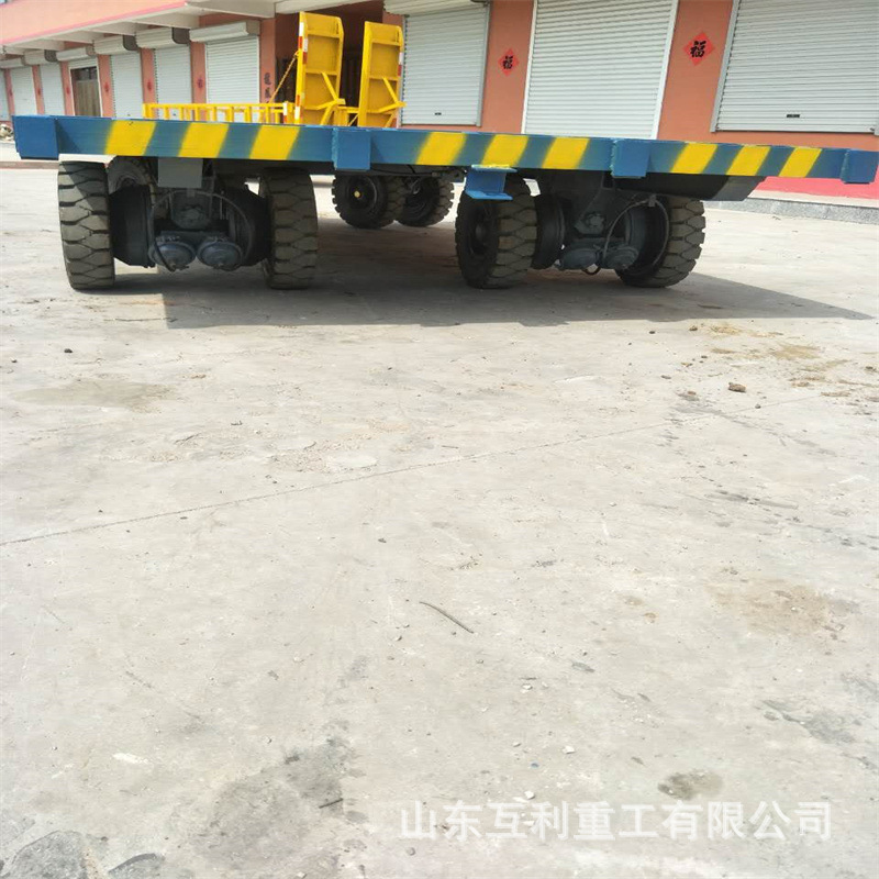 10吨牵引平板拖车大吨位货物搬运坚固耐用重型工具车牵引平板拖车