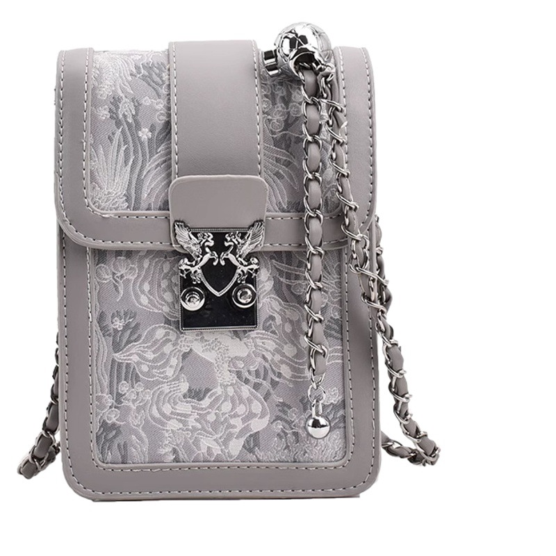 Bolsa pequeña de alta calidad para mujeres 2023 nuevo verano popular todo partido bolsa de mensajero estilo occidental cadena hombro bolsa de teléfono