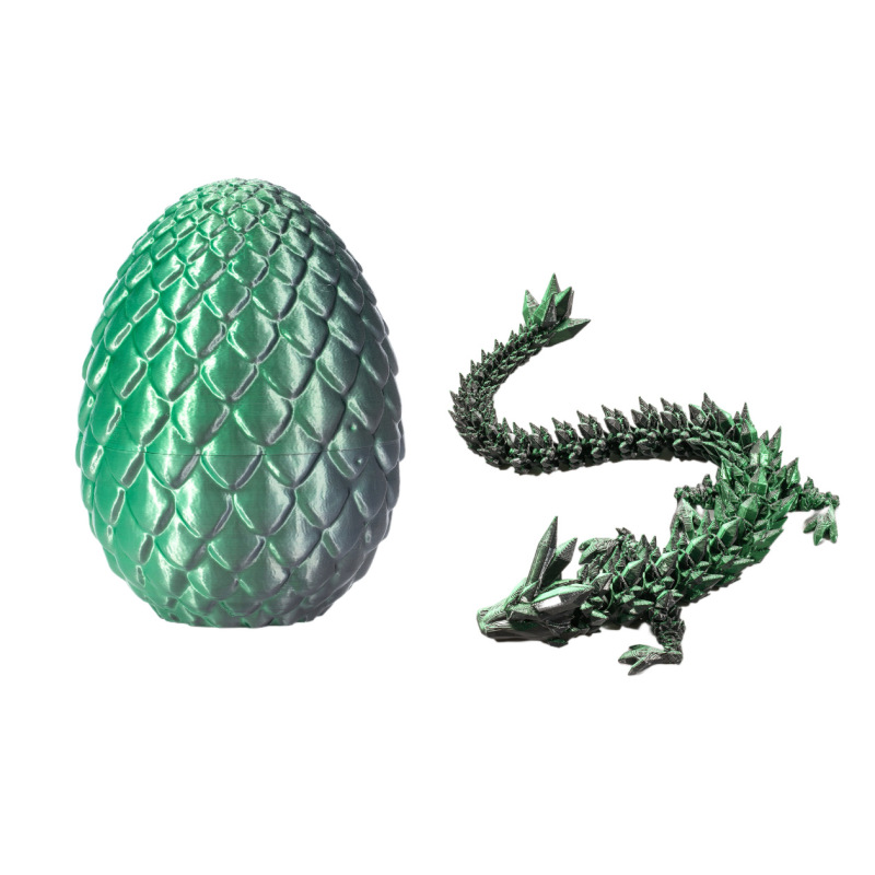 跨境批发3D打印龙蛋神龙套装玩具宝石龙摆件手办礼物装饰创意潮玩|undefined