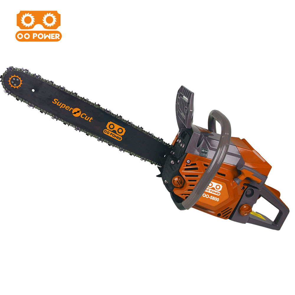 跨境20寸汽油锯大功率家用汽油伐木锯户外砍树小型手提园林工具