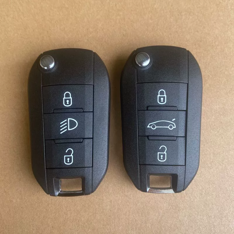 Применимо Peugeot 508 складной ключ корпус логотип 301 4008 новый 408 автомобиль 2008 Пульт дистанционного управления запасной корпус