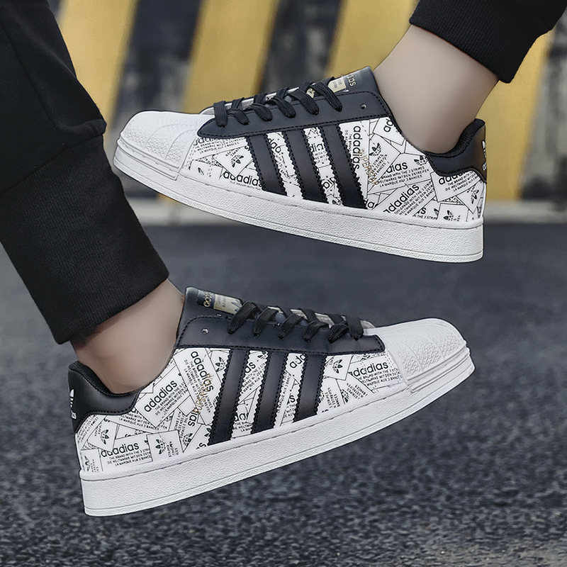 Shell-Toe Casual Sneakers with Three Stripes, Couple's Shoes, Versatile Phuket Adidas Sports Shoes, Reflective Shell-Toe Men's Trendy Shoes Shell-Toe Casual Sneakers with Three Stripes, Couple's Shoes, Versatile Phuket Adidas Sports Shoes, Reflective Shell-Toe Men's Trendy Shoes