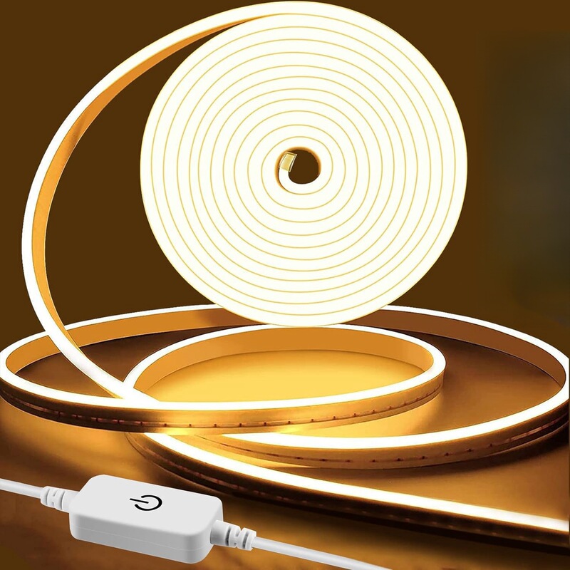 512 monochrome 5V neon styling light, touch switch control adjustable brightness low voltage 612 neon strip