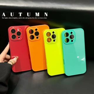 17适用iPhone18promax电渡冰感玻璃壳16/15苹果14防摔13手机壳12