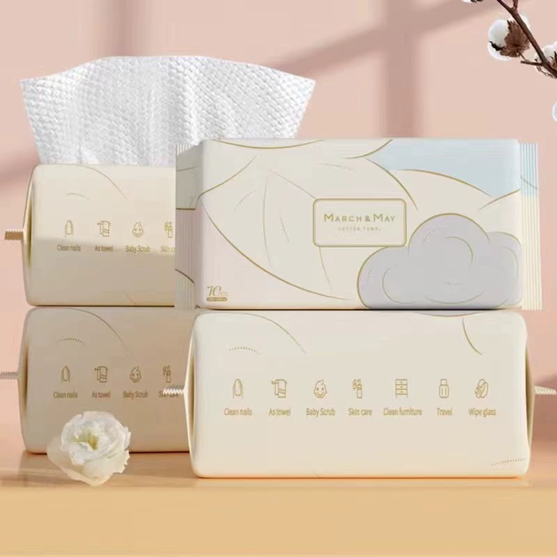 70 полосатые полоски одноразовые сухие и влажные чистящие полотенца хлопчатобумажные полотенца