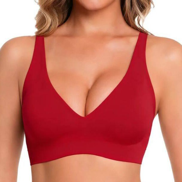 Amazon's Popular Cross-Border Bra, Deep V, Seamless, Wire-Free Daily Intimates, Export Orders, Exclusively for European and American Sizes