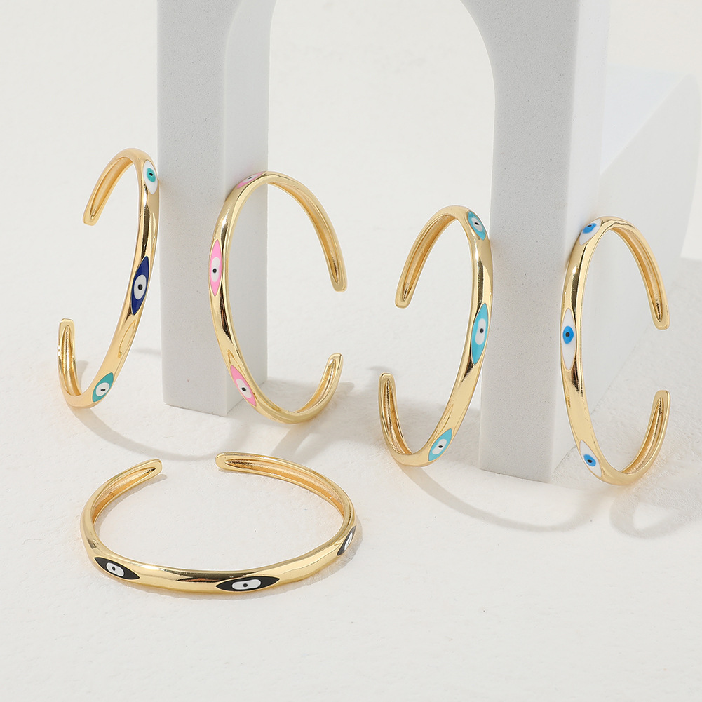 Fashion Eye Copper Plating Bangle 1 Piece