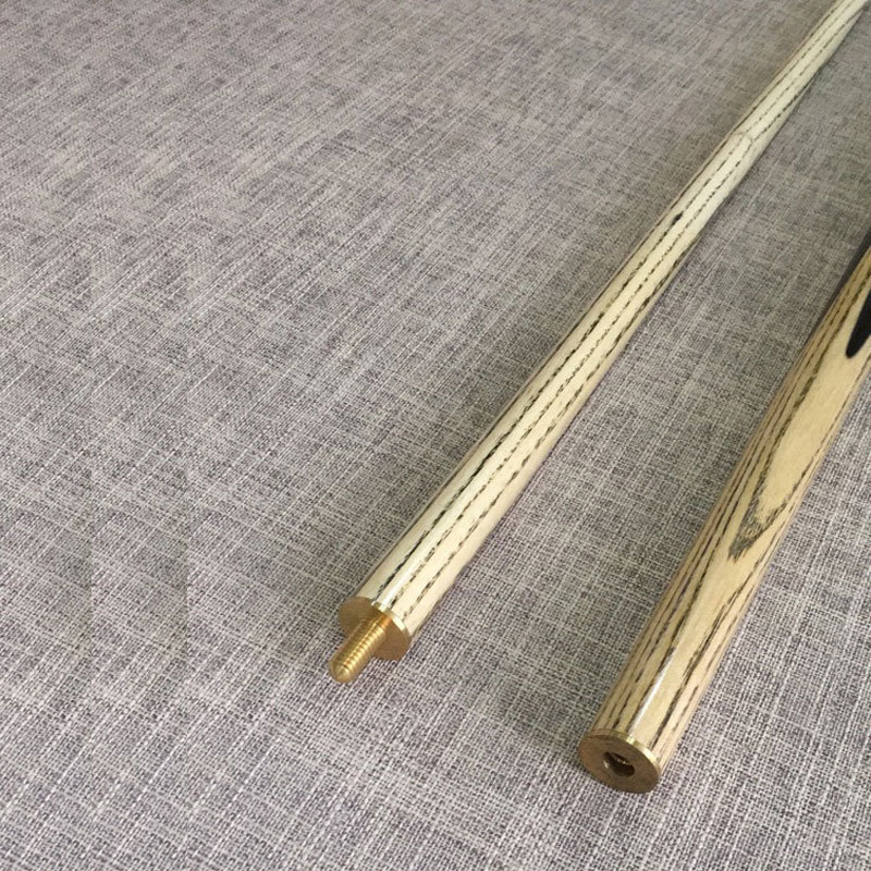 Snooker 9,5mm varilla de billar pequeña cabeza negro ocho británico 1/2 varilla de billar barra perforadora estilo chino a través de varilla al por mayor