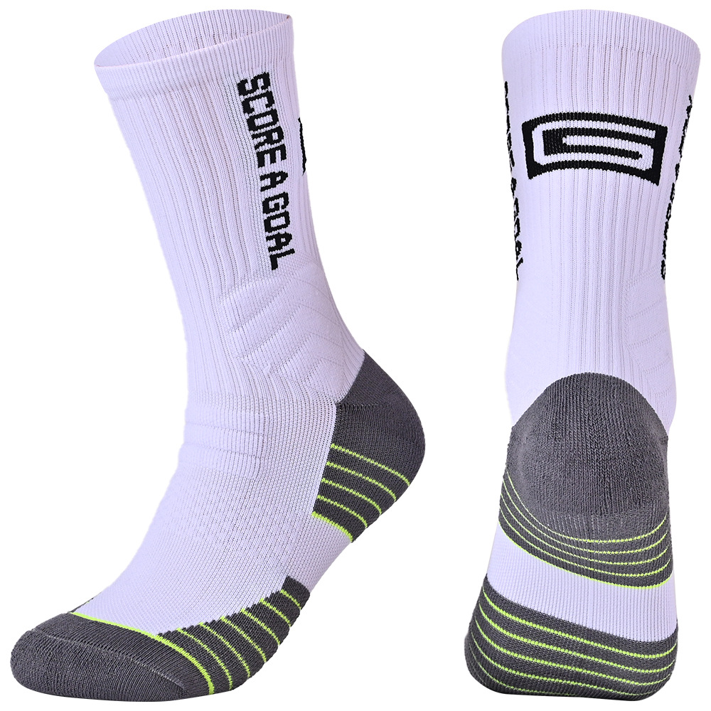 Adhesive Grip Soccer Socks, Sports Socks for Men, Mid-Calf Non-Slip Socks, Professional Basketball Socks, Youth Running Short Socks, Soccer Socks
