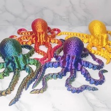 亚马逊新款 爆款3D打印摆件 深海大章鱼 八爪鱼 摆件活动礼物玩具