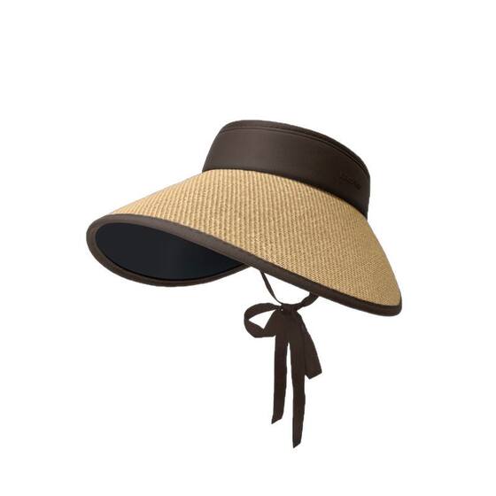 Shawl Sunshade Hat Exposure-size Sunscreen Hat Women's Summer Sunscreen Ultraviolet Straw Wlaked Empty Top Foldable Sun Hat