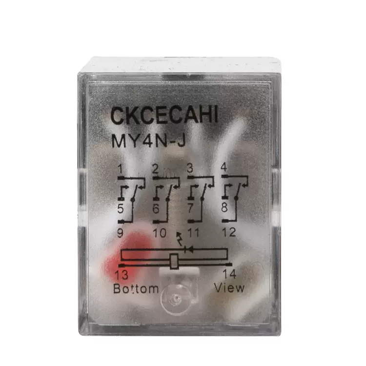 小型电磁继电器 HH54P 中间继电器 8脚 MY4NJ 日科厂家直销