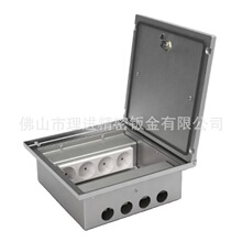 高端出口定制防水密闭不锈钢接线盒 金属喷粉方底配电分线盒