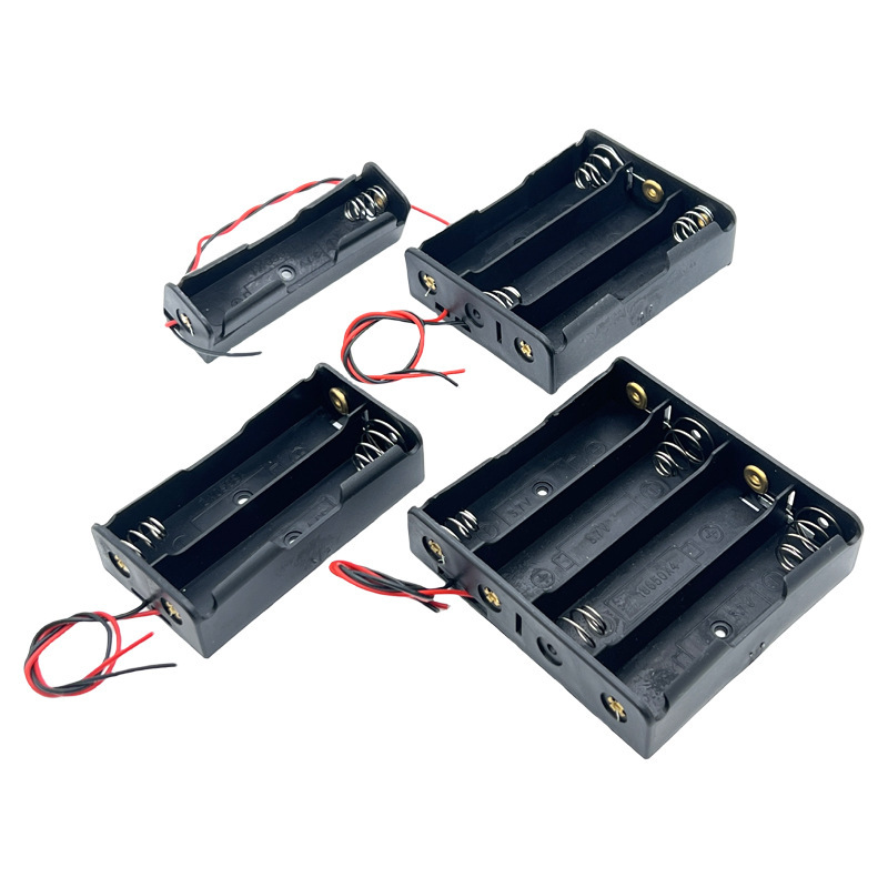 18650 Battery Box 1 Cell 2 Cells 3 Cells 4 Cells Battery Holder 18650 Lithium Battery Box Series with Cable 18650 Battery Box 1 Cell 2 Cells 3 Cells 4 Cells Battery Holder 18650 Lithium Battery Box Series with Cable