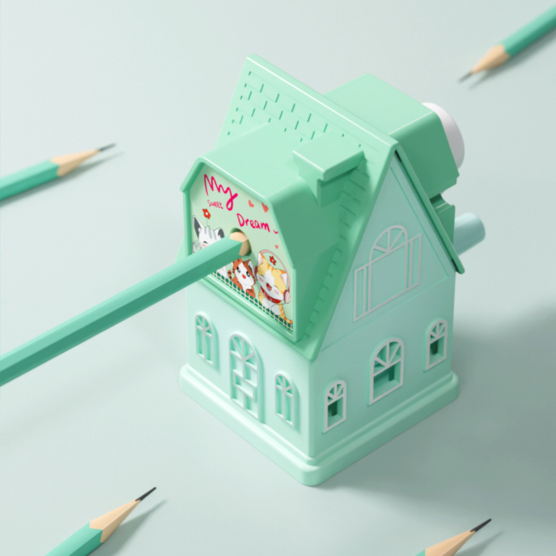 Gezhi Happy 7901 Cute Pet Cottage Snipper Fashion Creative Sacapuntas Sacapuntas de plomo de color