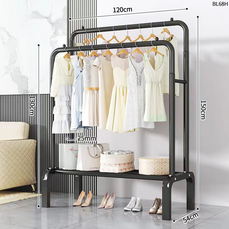 percha de ropa de piso vertical grosor grosor percha de ropa de casa dormitorio balcón barra de secado percha de ropa de secado percha