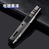 Ouma 7305 new pen -style cross -double -rushing fire blue flame fixed lock cigar lighter foreign trade wholesale