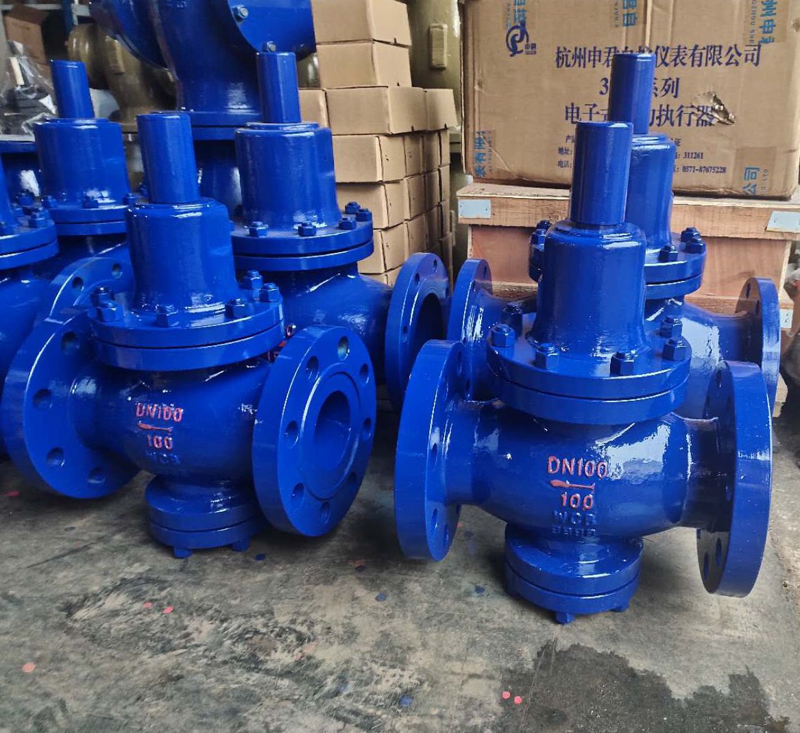 Y42F-160C法兰式高压水用减压阀3寸DN80活塞式铸钢减压阀4寸DN100