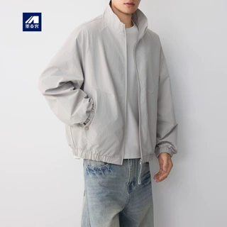 墨麦客男装城市运动立领夹克男2026秋季新款插肩袖男士外套81705