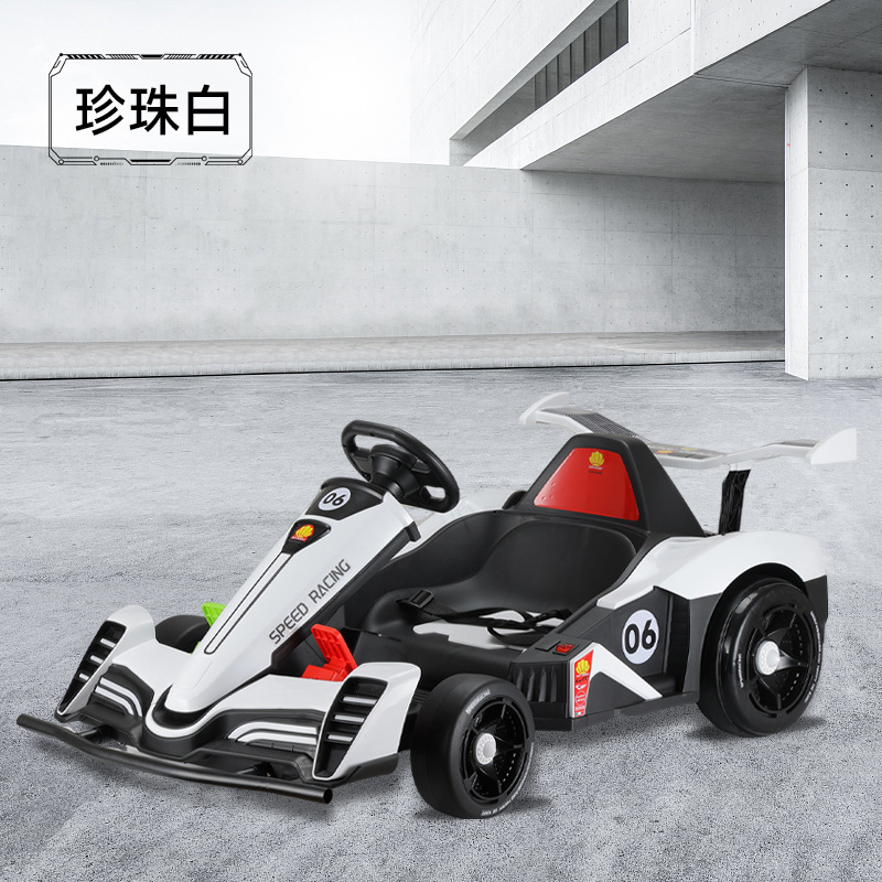 Karting para niños coche eléctrico coche eléctrico de cuatro ruedas coche de deriva para niños coche de juguete de control remoto para hombres y mujeres bebé adulto