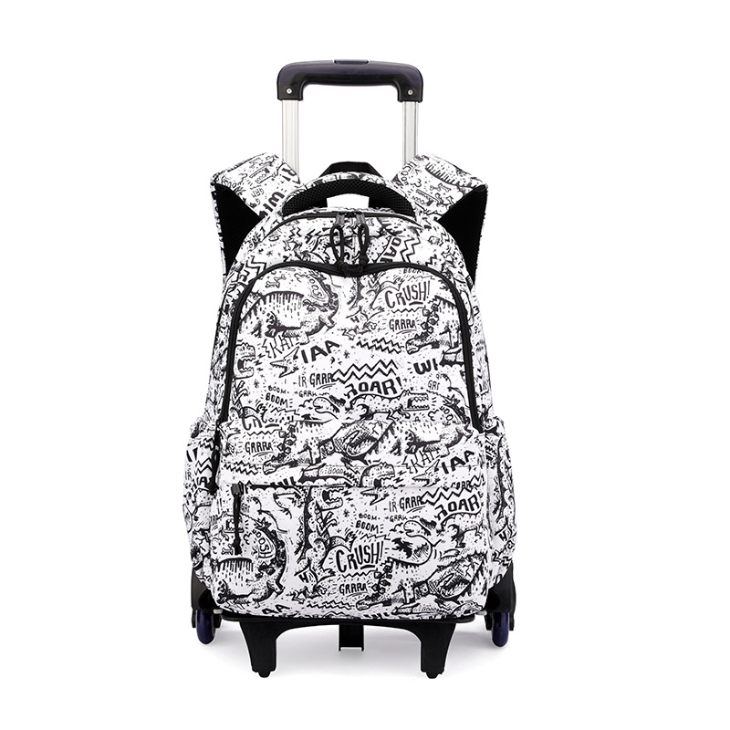 Mochila de estilo de pescado natural para estudiantes de primaria 3 - 6 grados para hombres y mujeres, mochila de tracción de estudiantes de secundaria ligera de gran capacidad