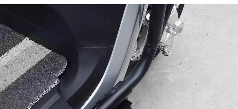 Widened Anti-Slip Motorcycle Modification Accessories Folding Foot Pedal for Electric Scooters, No Drilling Required