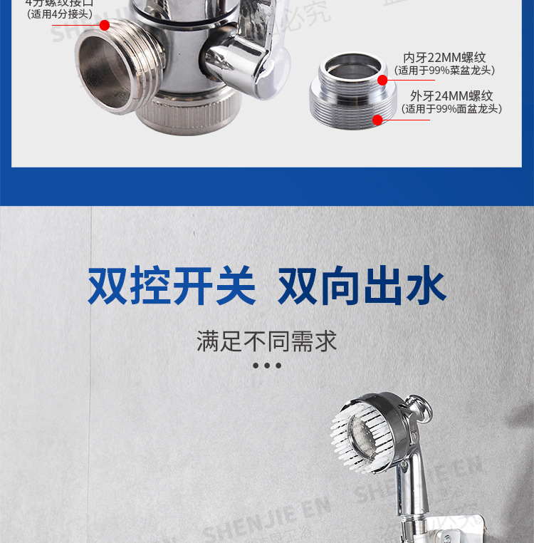 Hair washing wonder: Flower shower faucet, external handheld washbasin, pressurized small nozzle, bathroom extender, shower head undefined