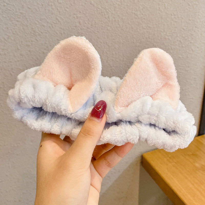 Diadema de felpa de dibujos animados de otoño e invierno