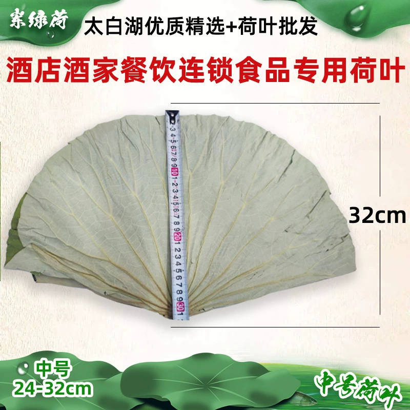 Средние сушеные листья лотоса Клейкий рис Куриная обертка Цветочная куриная каша Зунцзы Лист лотоса Лист корня лотоса Целый свежий цельный сушеный лист лотоса
