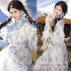 Tibetan noble Tibetan clothing blue Internet celebrity Tibetan robe Tibetan Lhasa ethnic style travel photography photo dance photography clothing