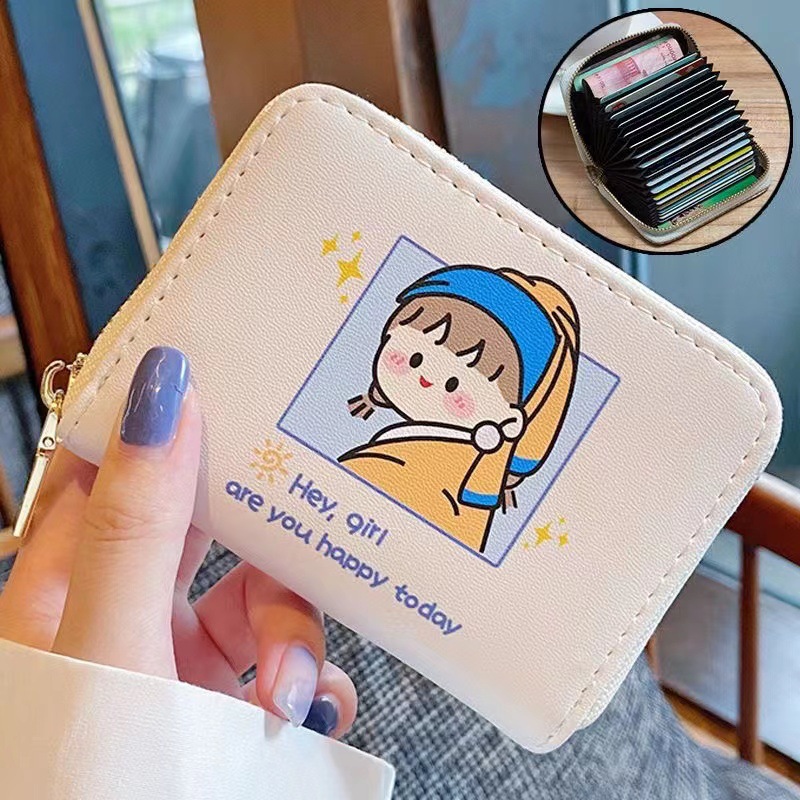 Chica con perlas: 18 tarjetas + 2 monedas de cambio