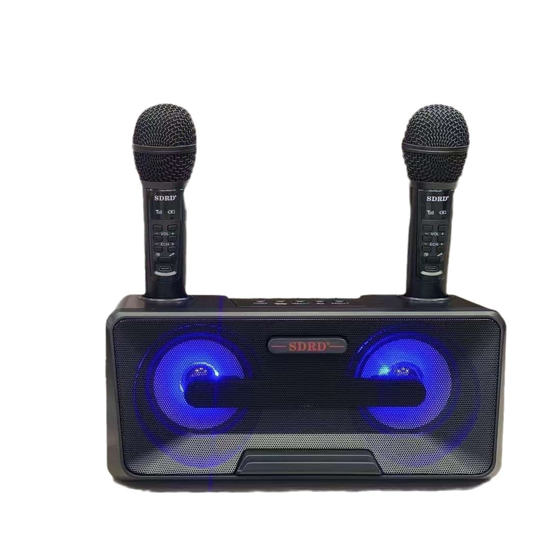 Cross-border SD301S Bluetooth Speaker Home Use, Portable Wireless Microphone, Integrated Audio System For Mobile Karaoke_voghion.com