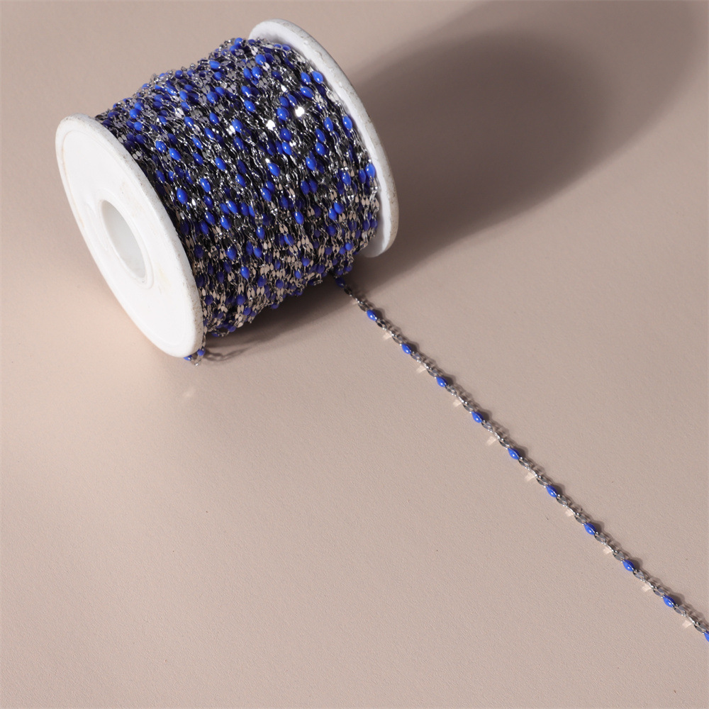 24g Weight Chain Jewelry Making Type Cable Chain/Cross Chain Classification 1 Piece Quantity 316L Stainless Steel Material Color Block Pattern Spring&Summer Season Plating Design Vacation, Classic Style Style 1 Piece 316L Stainless Steel Cable Chain/Cross Chain Chain Vacation Classic Style Color Block 27