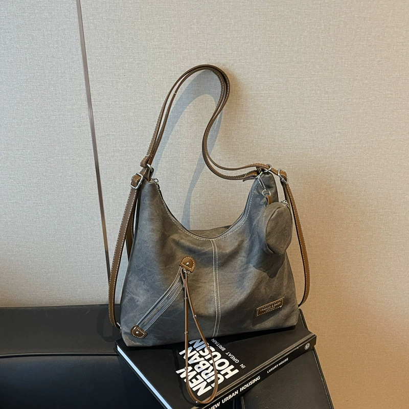Capacious trend fashionable shoulder bag, one-shoulder bag, backpack