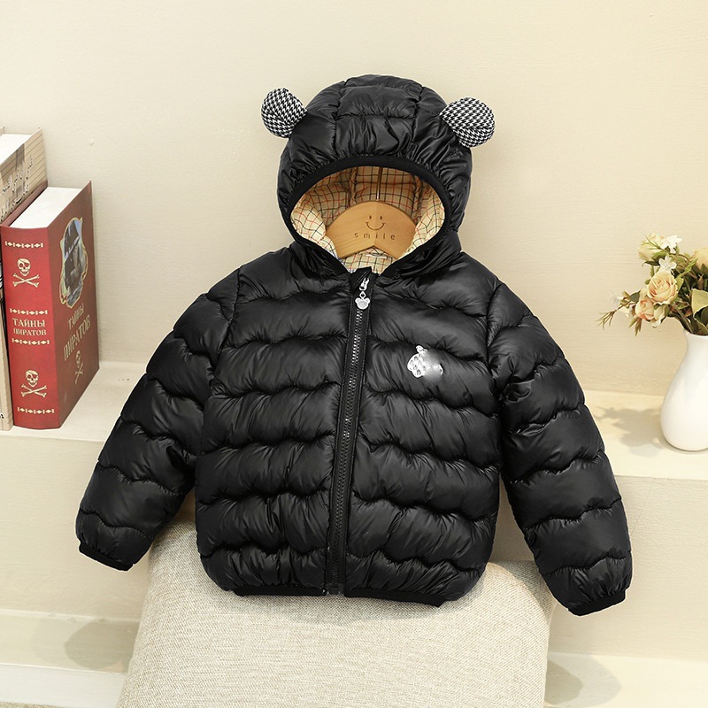 Otoño e Invierno para niños de algodón ligero para niños y niñas cálido bebé chaqueta acolchada de algodón Abrigo acolchado de algodón de invierno