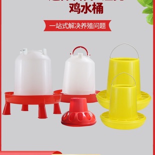 Automatic Waterer for Chickens, Drinking Water Bucket, Trough Feeder, Chicken Feeding Trough, Chicken Feed Bucket, Water Feeder