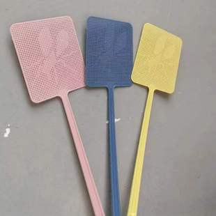 New Fly Swatter Plastic Indoor Household Thickened Long Handle Large Mosquito Swatter to Kill Mosquitoes and Swat Flies