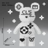 46 cm big white bear ls6172