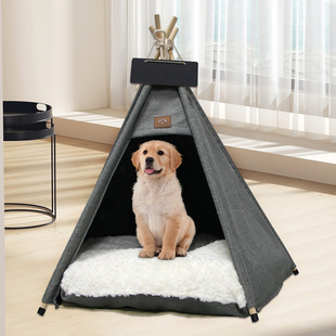 Kela pet tent removable and washable with Mat pentagram Indian cat and dog pet nest