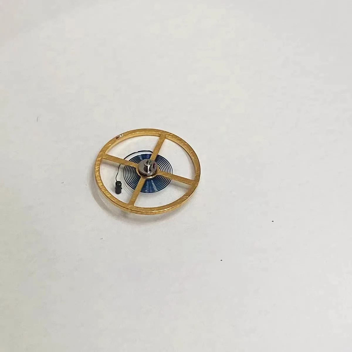 手表机芯配件 上海3135 摆轮 摆轮含游丝 3135含蓝色游丝摆轮