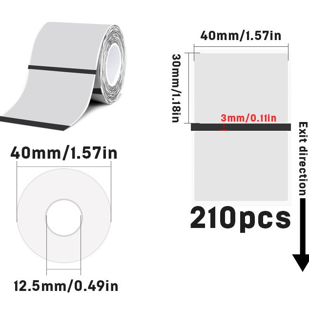 투명열 PET 40*30-210 투명