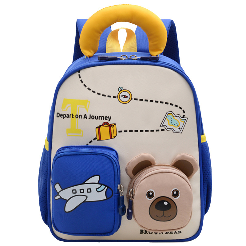 Mochila infantil transfronteriza, mochila transpirable preescolar, mochila escolar de 3 años, 5 años, niños y niñas, mochila pequeña ligera