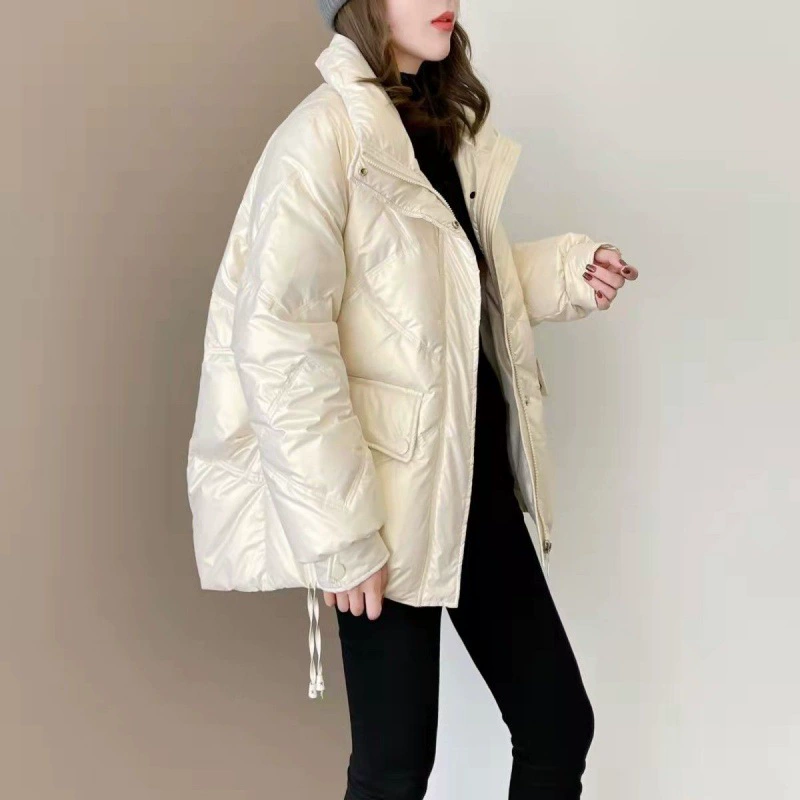 Erasable short winter down jacket with down for mother, 2023, for teenagers, western style