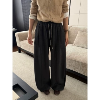 ICCIICC 韩系运动阔腿卫裤秋季舒适显瘦休闲裤女新款十三行2713