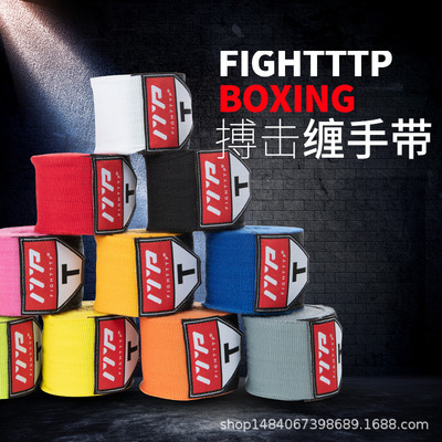 [Cross-border special] TTP Widebody Velcro Boxing Bandage Sanda Be hard to cure Elastic force Bandage Fight Hand guard