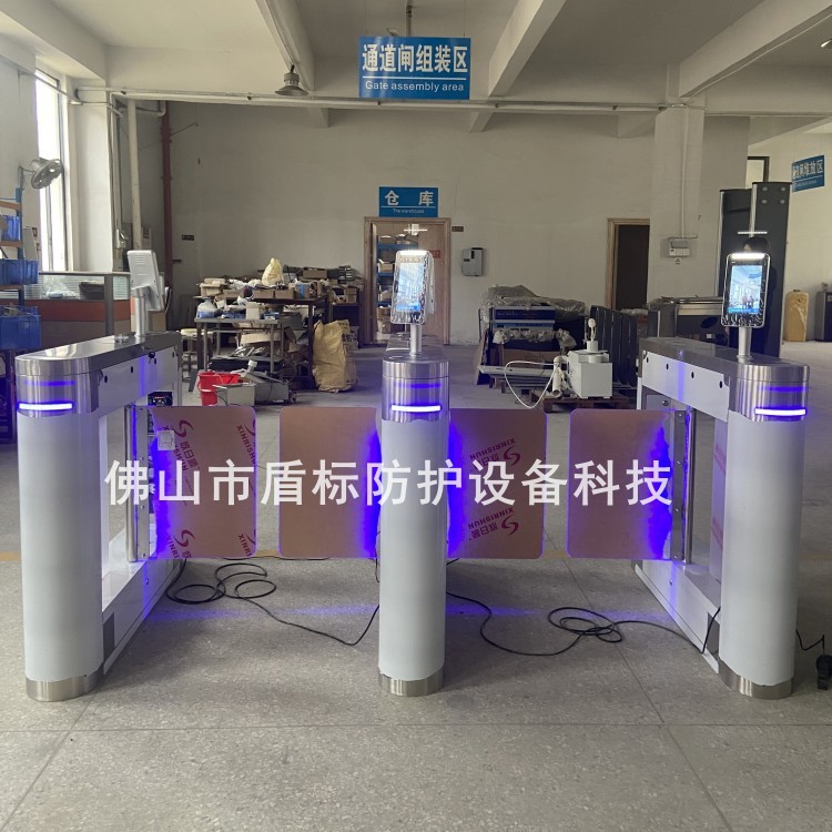 小区出入智能感应门 手动单向立柱摆闸 自动感应摆闸门